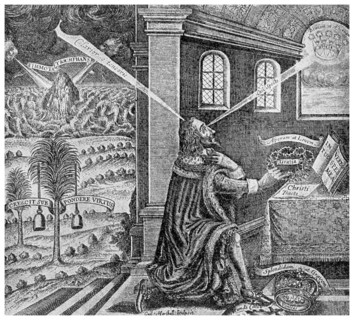 Royal prerogative: title page from Eikon Basilike, 1649 (1956). Artist: Unknown