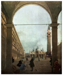 'The Piazza, Venice', c1756 (1956). Artist: Unknown