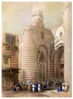 The Gate of El Metwalli, Cairo, Egypt, c1829 (1956). Artist: Unknown