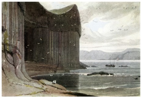 Fingal's Cave, Staffa, Outer Hebrides, Scotland. 1814 (1956). Artist: Unknown