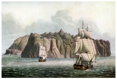 'St Helena, in Napoleon's Time', 19th century (1956). Artist: Unknown