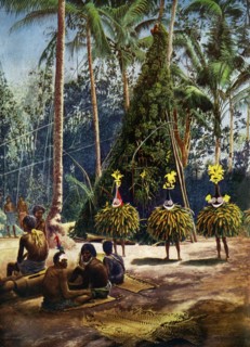 The Duk Duk society, Bismarck Archipelago, Papua New Guinea, 1920. Artist: Unknown
