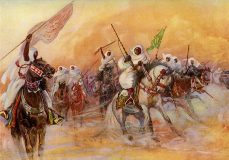 Powder play, Morocco. Artist: Unknown