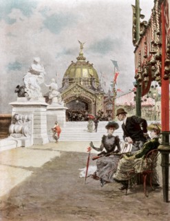 'An Afternoon at the Exhibition', 1889. Artist: Unknown