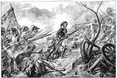 General Joubert at the Battle of Rivoli, 14th January 1797 (1882-1884). Artist: Unknown