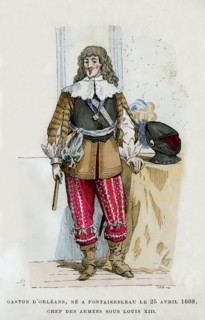 Gaston, Duc d'Orleans, commander of the armies under Louis XIII of France, 1882-1884. Artist: Unknown