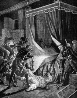 The murder of Tsar Paul I of Russia, March 1801 (1882-1884). Artist: Unknown