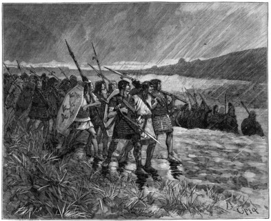 Invasion of the Alans or Visigoths, Gaul, early 5th century (1882-1884). Artist: Unknown