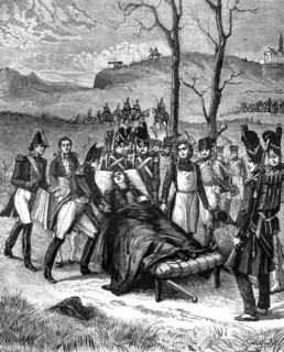 'Napoleon ran towards Duroc, who still lived', 1813 (1882-1884). Artist: Unknown