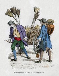 Broom seller and boilermaker, 1882-1884. Artist: Unknown