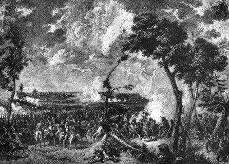 Battle of Hanau, Germany, 30th-31st October 1813 (1882-1884). Artist: Unknown