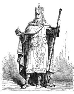 Charlemagne, King of the Franks and Holy Roman Emperor, late 8th - early 9th century (1882-1884). Artist: Unknown