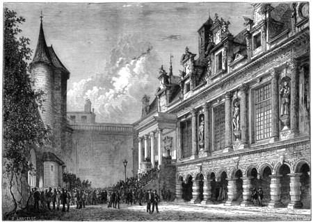 City Hall in La Rochelle, France, 1882-1884. Artist: Smeeton