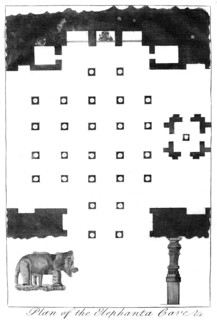 'Plan of the Elephanta Caves', India, 1799. Artist: Unknown