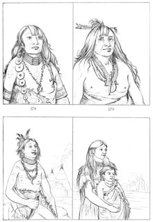 Kiowas, 1841.Artist: Myers and Co