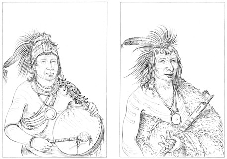 Sioux, 1841.Artist: Myers and Co