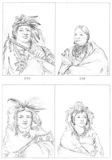 Menominees, 1841.Artist: Myers and Co
