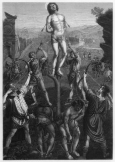 'Martyrdom of St Sebastian', 1473-1475 (1870). Artist: Hotelin