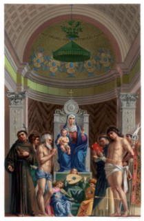 San Giobbe Altarpiece, c1478 (1870). Artist: Franz Kellerhoven