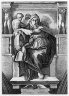 'The Delphic Sibyl', 1509 (1870). Artist: Trichon Monvoisin
