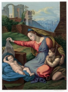 'Madonna of the Blue Diadem', 1510-1511 (1870).Artist: Franz Kellerhoven