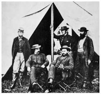 General McClellan's headquarters, Antietam, Maryland, American Civil War, 1861-1862 (1955). Artist: Unknown