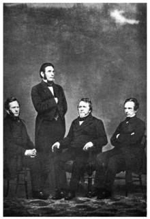 'The Famous Publishing Company of Harper and Brothers' 1863 (1955). Artist: Unknown