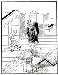 'Sesshiu and the Pictured Rats', 18th century (1886). Artist: Unknown