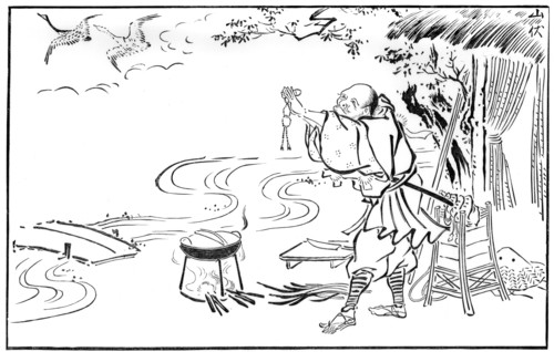 'The Mendicant Priest and the Wild Geese', late 17th or early 18th century (1886). Artist: Unknown