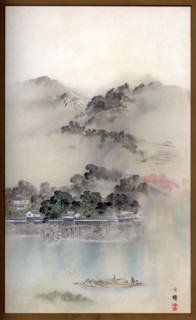 'A Spring Morning on the River Yodo', c1870 (1886).Artist: Wilhelm Greve