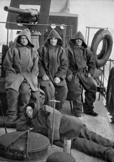 Bluejackets of the torpedo boat destroyer HMS 'Sturgeon', 1896. Artist: Gregory & Co