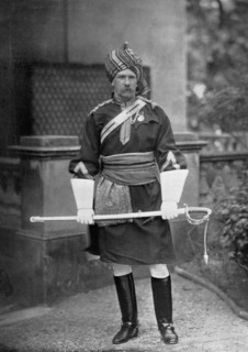 Lieutenant-Colonel GLR Richardson, commander of the 18th Bengal Lancers, 1896.Artist: Gregory & Co