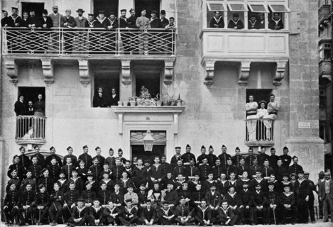 The soldiers and sailors home annual picnic at Malta, 1896. Artist: R Ellis