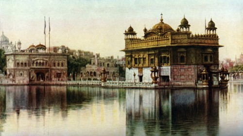 Golden Temple, Amritsar, Punjab, India, c1930s. Artist: E Candler