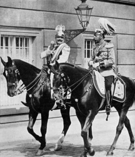 King George V of Great Britain and Kaiser Wilhelm II of Germany, 1913 (1951). Artist: Unknown