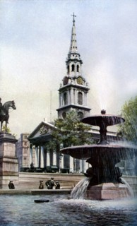 Church of St Martin-in-the-Fields, Trafalgar Square, London, c1930s. Creator: Herbert Felton.