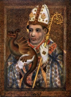 'St Hilary', 1365-1367 (1955). Artist: Master Theodoric