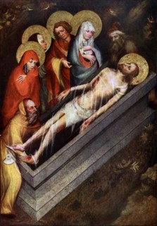 The Tomb of Christ', Master of the Trebon Altarpiece, about 1380, (1955). Artist: Master of the Trebon Altarpiece