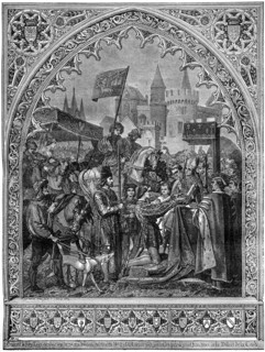 Entry of Louis XI of France into Troyes, 1462 (1882-1884). Artist: Unknown