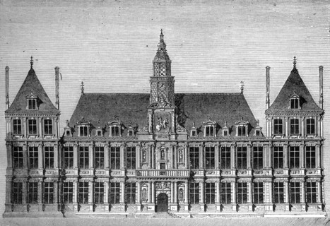 Hotel de Ville, Reims, France, 1882-1884. Artist: Unknown