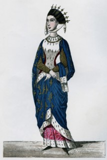 Margaret of Provence, queen consort of Louis IX of France, 13th century (1882-1884). Artist: Unknown