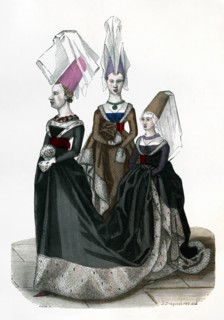 Princess and ladies in waiting, 1470 (1882-1884).Artist: Gautier