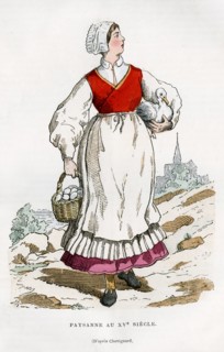 Peasant woman, 15th century (1882-1884). Artist: Unknown