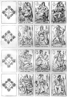 Playing cards of the French Republic, 1790 (1882-1884). Artist: Unknown