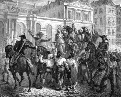The Duke of Orleans on the way to the guillotine, Paris, 6th November 1793 (1882-1884). Artist: Unknown