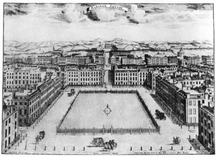 Hanover Square, London, 18th century (1907). Artist: Unknown