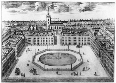 St James's Square, London, 18th century (1907). Artist: Unknown
