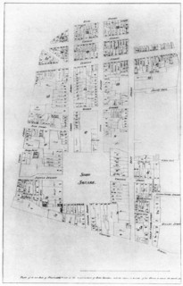 Plan of the Duke of Portland's estate, Soho Square, London, 1907. Artist: Unknown