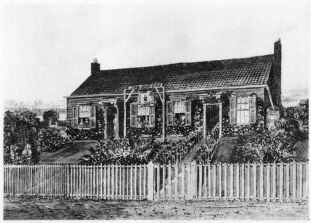 Cottages on the site of Eaton Square, London, c early 19th century (1907). Artist: Unknown