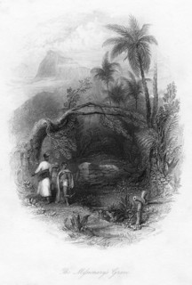 'The Missionary's Grave', 19th century. Artist: W Floyd